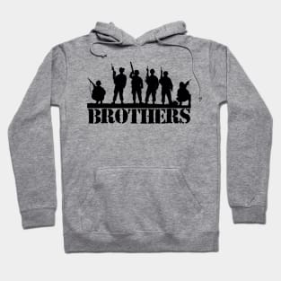 Brothers Military Fraternity Hoodie